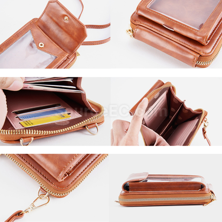 Customization PU Wallet With Touch Phone Bag Corporate Gifts