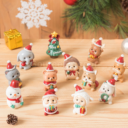 Customization Mini Christmas Resin Ornaments Corporate Gifts