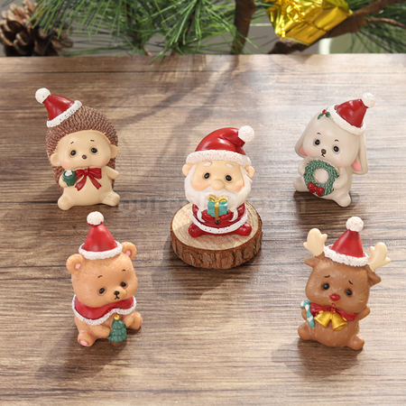 Customization Mini Christmas Resin Ornaments Corporate Gifts