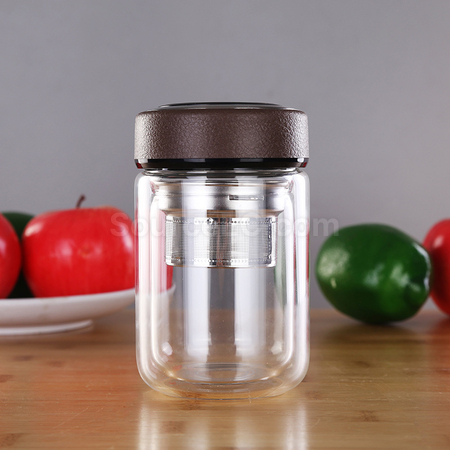 Customization Double-layer Glass Cup Corporate Gifts