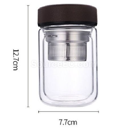 Customization Double-layer Glass Cup Corporate Gifts