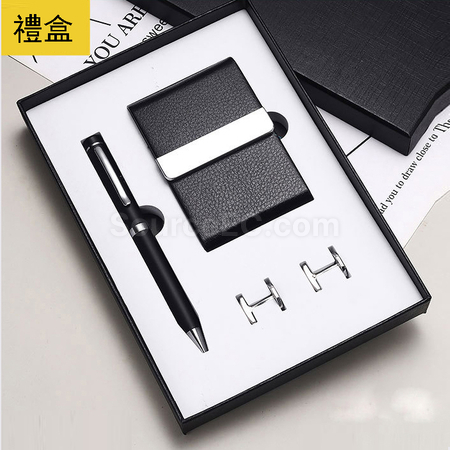 Customization Cufflink Signature Pen Business Card Case Business Suit Corporate Gifts