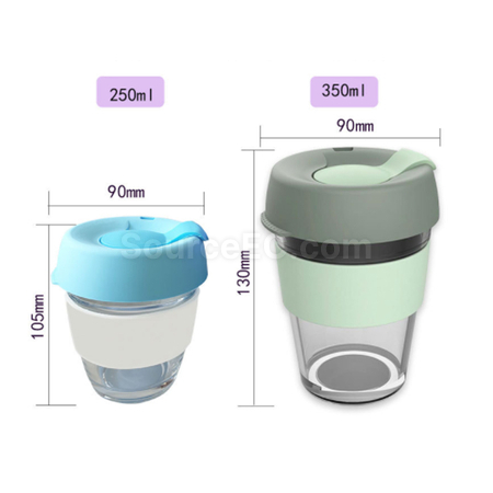 Customization Silicone Glass Coffee Cup Corporate Gifts