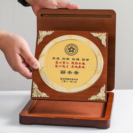 Customization Foldable Wooden Medal Corporate Gifts