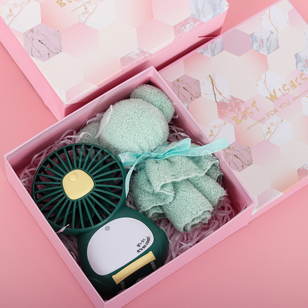 Customization Mini Fan Bear Towel Set Corporate Gifts