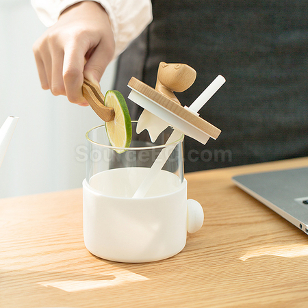 Customization Simple Straw Glass Corporate Gifts