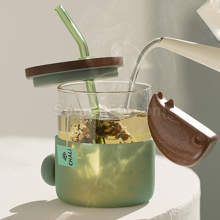Customization Simple Straw Glass Corporate Gifts