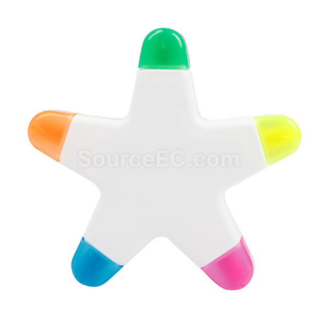 Customization Five Pointed Star Highlighter Corporate Gifts