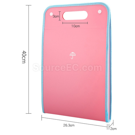 Customization Vertical Multi-Layer Document Bag Corporate Gifts