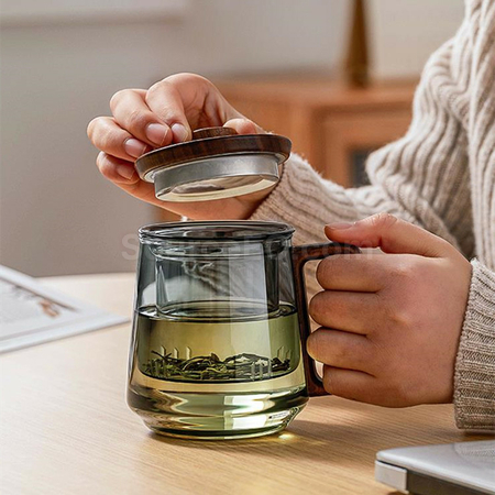 Customization Tea Brewing Glass Tea Corporate Gifts