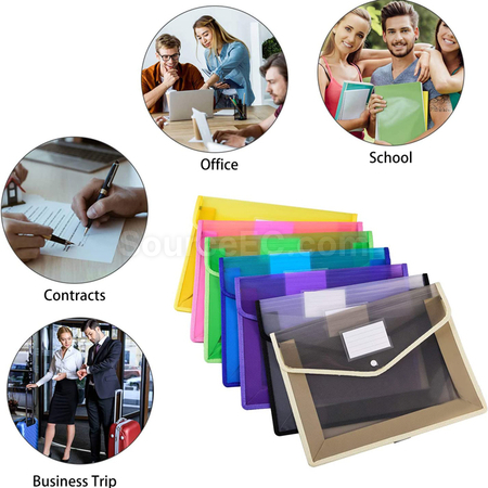 Customization Large Capacity Plastic Expandable File Folder Corporate Gifts