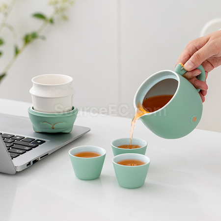 Customization Zhaocai Cat Tea Cup Corporate Gifts