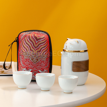 Customization Zhaocai Cat Tea Cup Corporate Gifts