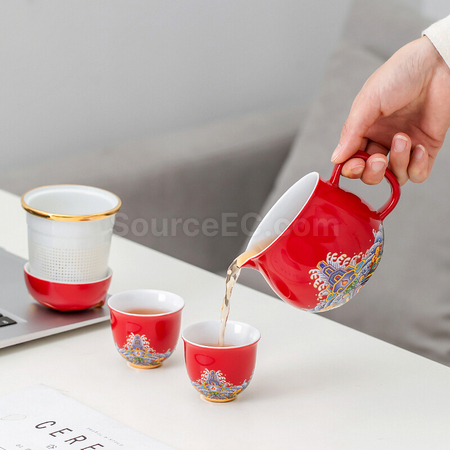 Customization Zhaocai Cat Tea Cup Corporate Gifts