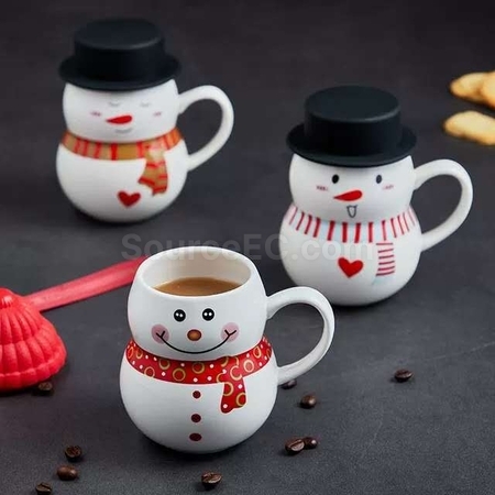 Customization Christmas Cap Mug Corporate Gifts