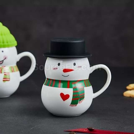 Customization Christmas Cap Mug Corporate Gifts