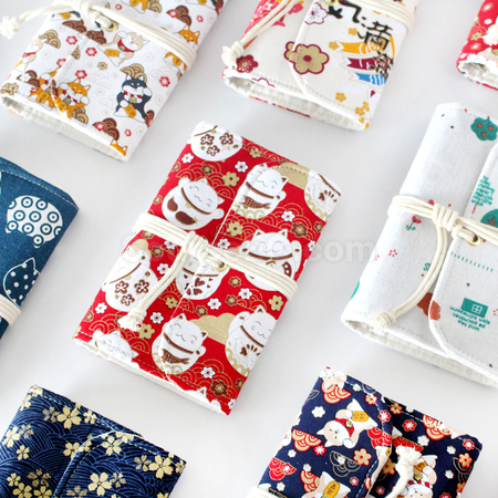 Customization Vintage Loose-leaf Notebook with Fabric Cover Corporate Gifts