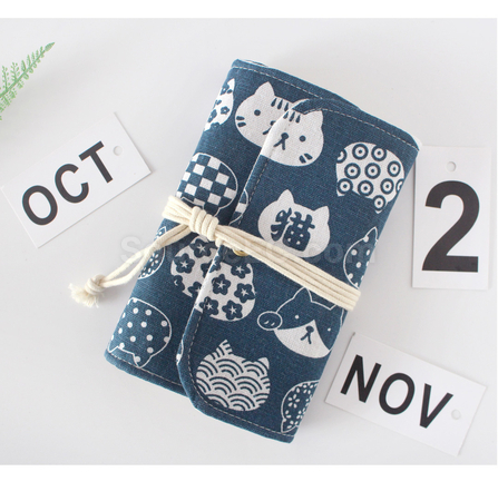 Customization Vintage Loose-leaf Notebook with Fabric Cover Corporate Gifts