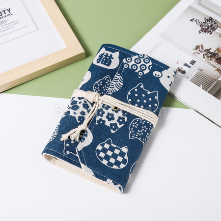 Customization Vintage Loose-leaf Notebook with Fabric Cover Corporate Gifts