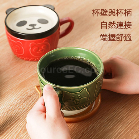 Customization Kawaii Japanese Mug with Lid Corporate Gifts