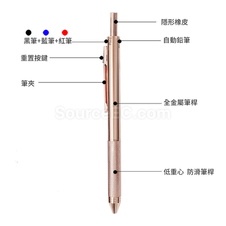 Customization 3-in-1  Multi Pen Corporate Gifts