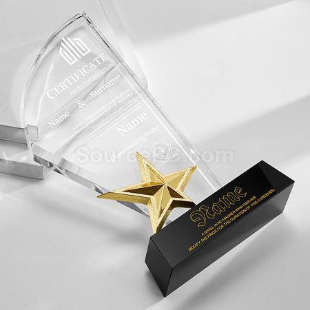 Customization Crystal Trophy Corporate Gifts