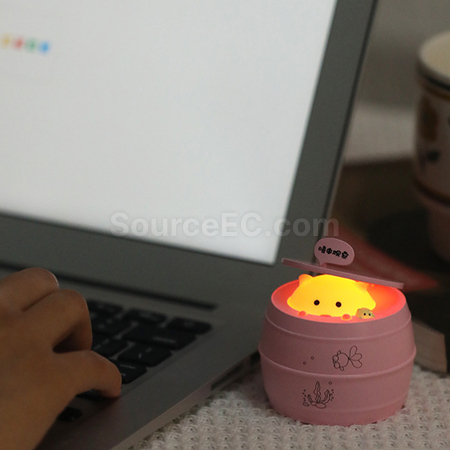 Customization Cute Barrel Night Light Corporate Gifts