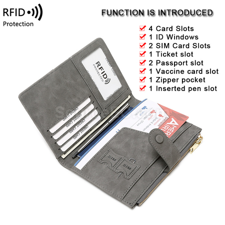 Customization Pu RFID Passport Case Corporate Gifts