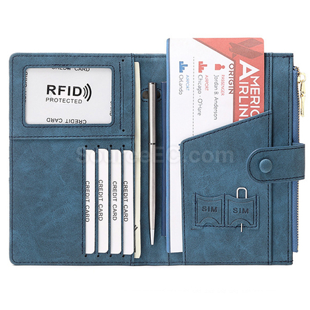 Customization Pu RFID Passport Case Corporate Gifts