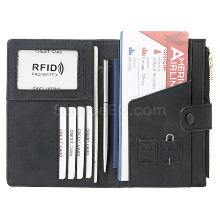 Customization Pu RFID Passport Case Corporate Gifts