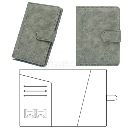 Customization Pu RFID Passport Case Corporate Gifts