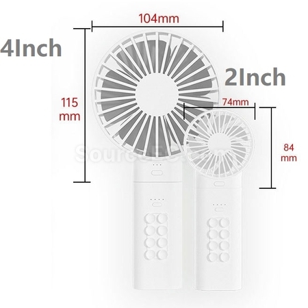 Customization Power Bank With Fan  Corporate Gifts