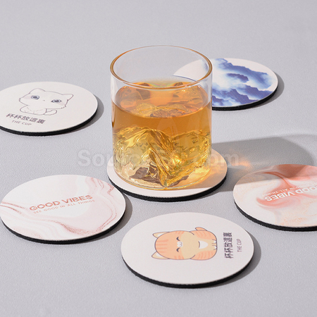 Customization Soft Diatomaceous Earth Coaster Corporate Gifts