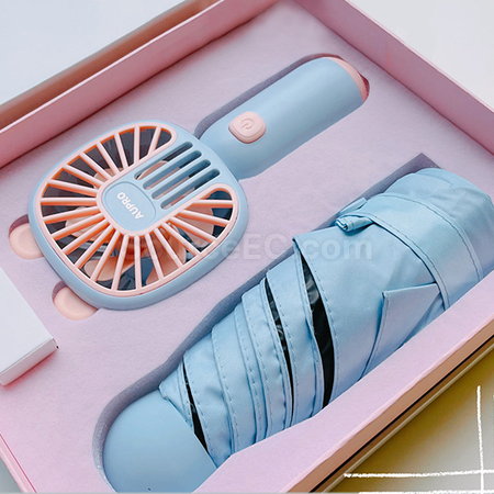 Customization Fan Umbrella Gift Set Corporate Gifts