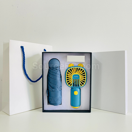 Customization Fan Umbrella Gift Set Corporate Gifts