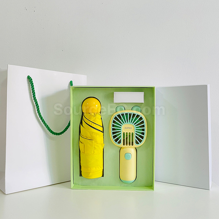 Customization Fan Umbrella Gift Set Corporate Gifts