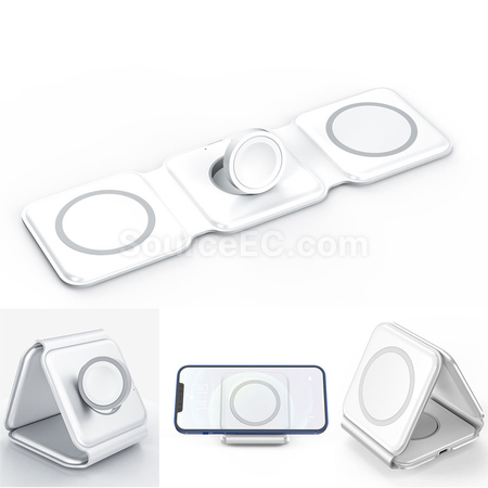 Foldable 3 in 1 Charging Station