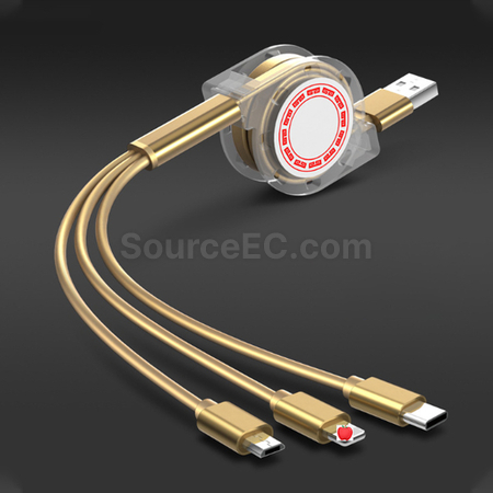 Customization One For Three Charging Cables Corporate Gifts