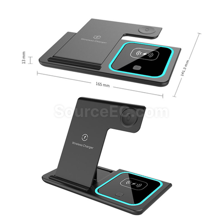 Customization 3-In-1 Wireless Folding Charging Stand Corporate Gifts