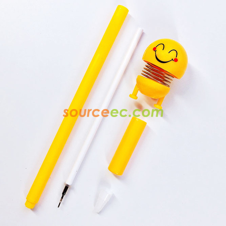 Customization Smiley Spring Pen Corporate Gifts