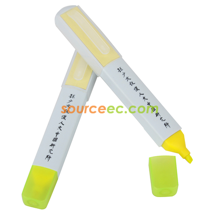 Customization Highlighter Pen With Memo Pad Corporate Gifts