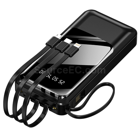 Customization Comes with 4-wire Power Bank Corporate Gifts