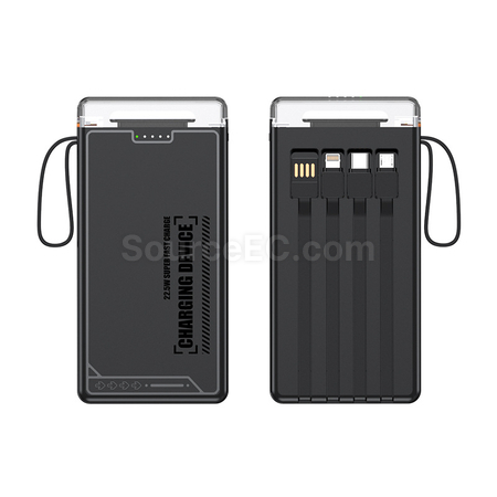 Customization Comes with 4-wire Power Bank Corporate Gifts