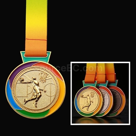 Customization Basketball Metal Medal Corporate Gifts