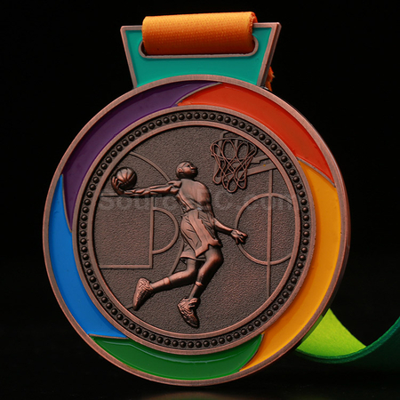 Customization Basketball Metal Medal Corporate Gifts