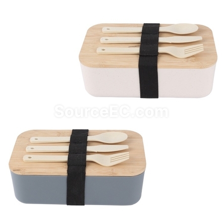 Customization Wheat Straw LunchBox Corporate Gifts