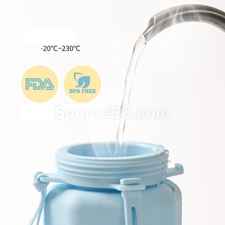 Customization Foldable Silicone Bottle Corporate Gifts
