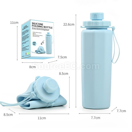 Customization Foldable Silicone Bottle Corporate Gifts