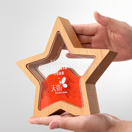Customization Wooden Acrylic Trophy Corporate Gifts