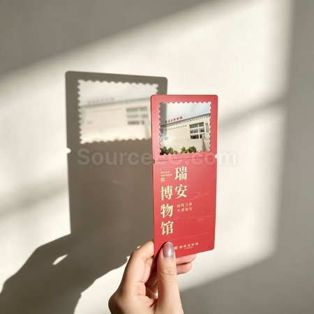 Customization Transparent Film Reversal Printing Ticket Calendar Corporate Gifts